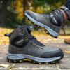 Men's Rotating Button Safety Shoes Steel Toe Work Sneakers Indestructible Shoes Puncture-Proof work Boots Waterproof Anti-slip