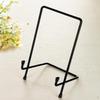 Black Display Easel for Ceramic Dish And Photo Showcase