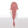 Genshin Impact Yae Guuji Cosplay 85cm Wig Pink Wig Cosplay Anime Cosplay Wigs Heat Resistant Synthetic Hair Wigs + Wig Cap
