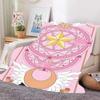 Card Captor Sakura Blanket Design Lightweight  For Dorms, Naps, Living Room, Office,Sofa,All-Season