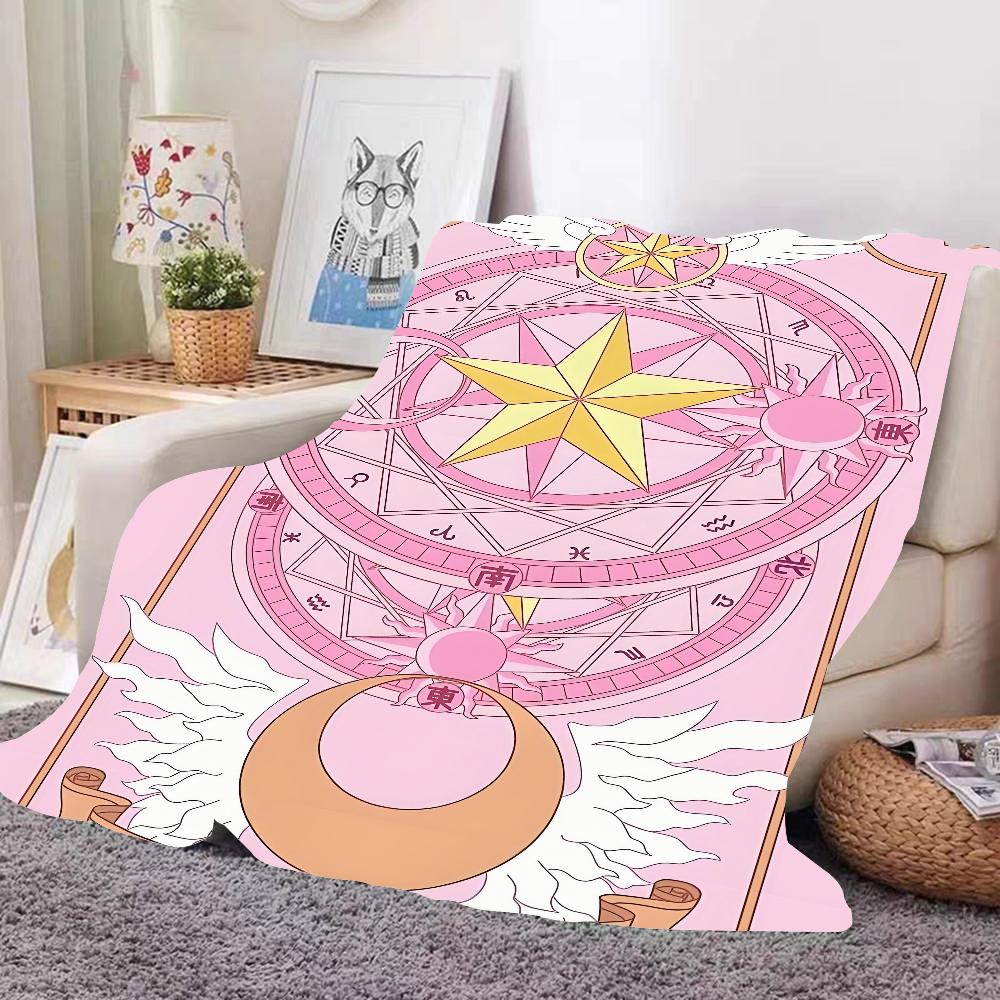 Card Captor Sakura Blanket Design Lightweight  For Dorms, Naps, Living Room, Office,Sofa,All-Season