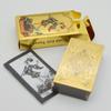 Gold Foil Tarot Tarot Table Game Pvc Waterproof Wear-Resistant New Card Game Party Multiplayer Game