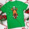 Airedale Christmas Tshirt Terrier Unisexs and Unisexs Tee MC