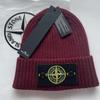 Winter Knitted Hat Outdoor Windproof Cold Proof Compass Decoration Warm Hat