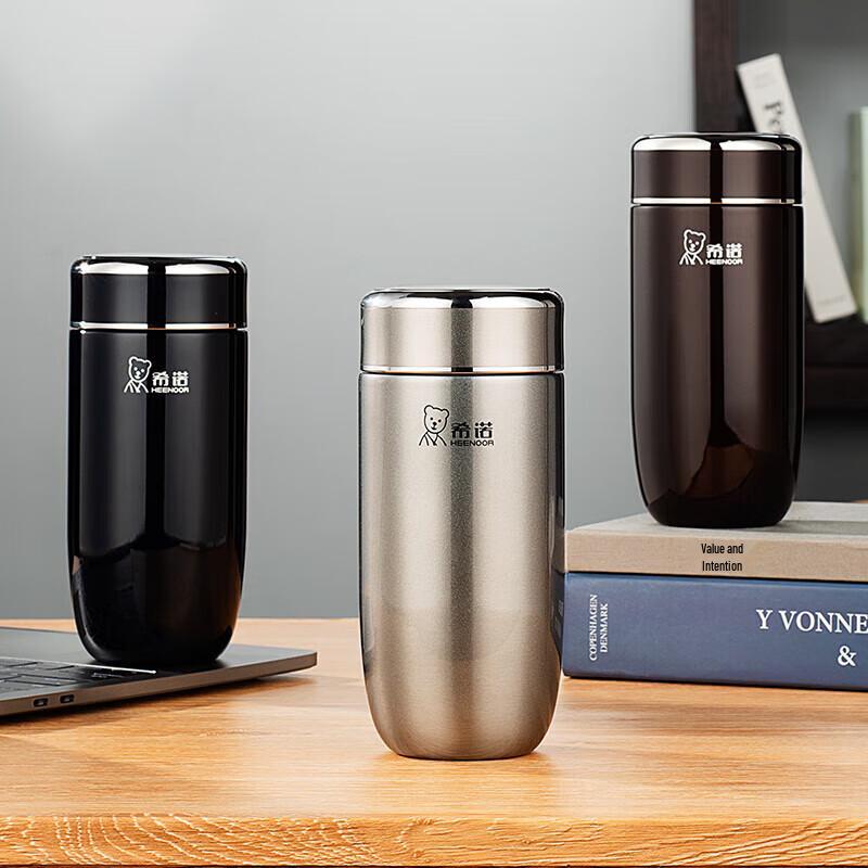 HEENOOR 320ml Portable Stainless Steel Tea Infuser Thermos