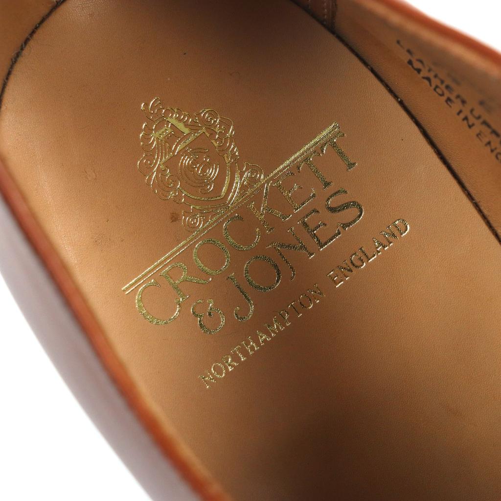 Pristine CROCKETT&JONES Leather shoes CONNAUGHT 236 Last Brown leather mens 7.5 Used