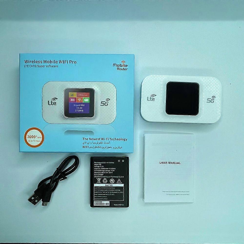 Portable 5G LTE WiFi Mobile Hotspot Travel Router High Speed Internet Global Use