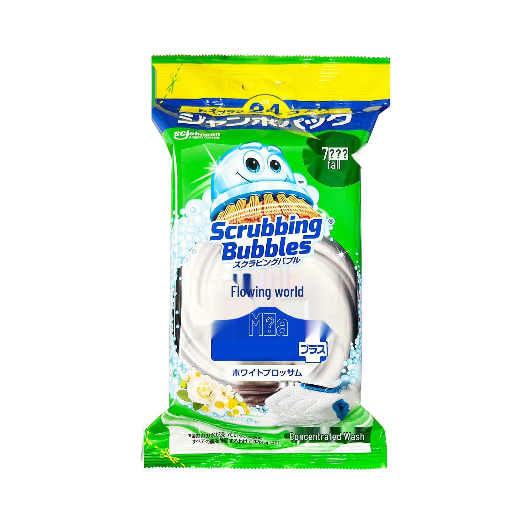 SC Johnson Disposable Toilet Brushes with 24 Cleaning Refills - Japan Imported