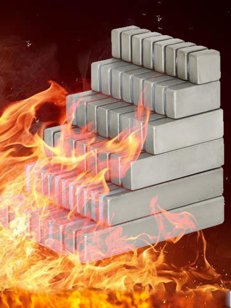 10PCS 10X10X3mm High Temperature Office Use Refrigerator magnet Magnetic hook DIY