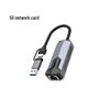 USB/Type-C 5G Ethernet Network Adapter for Computers/Tablets