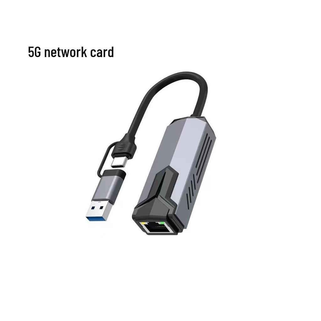USB/Type-C 5G Ethernet Network Adapter for Computers/Tablets