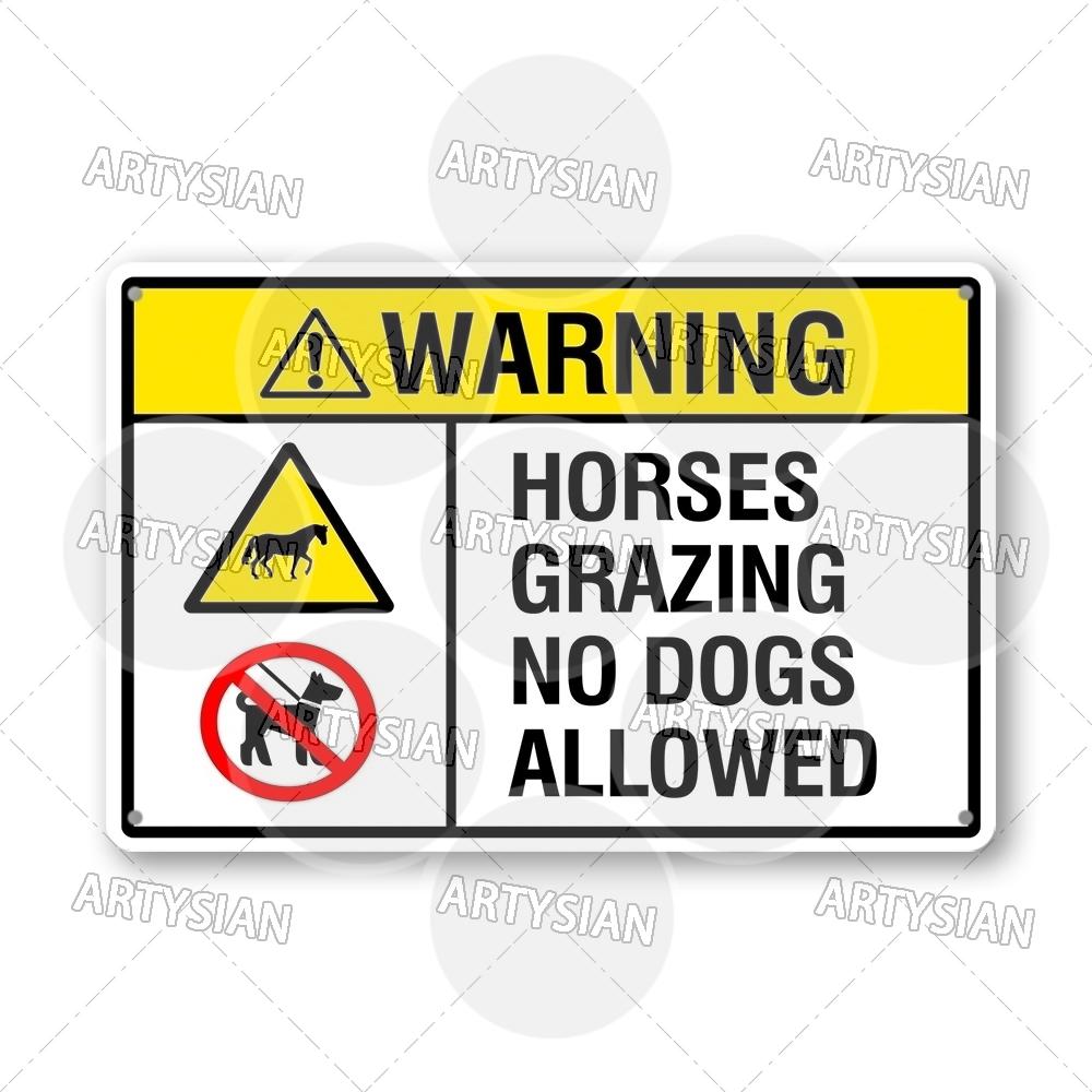 

No Dogs Allowed Metal Sign Beware of Dog Private Property Warning Plaque Alert Dog-Free Zone Security Keep Dogs On Lead 20x30cm
