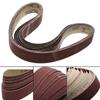 10Pcs 1'' X 30''  760 X 25mm 800 Grit Sanding Belts Strip Oxide Paper Abrasive 