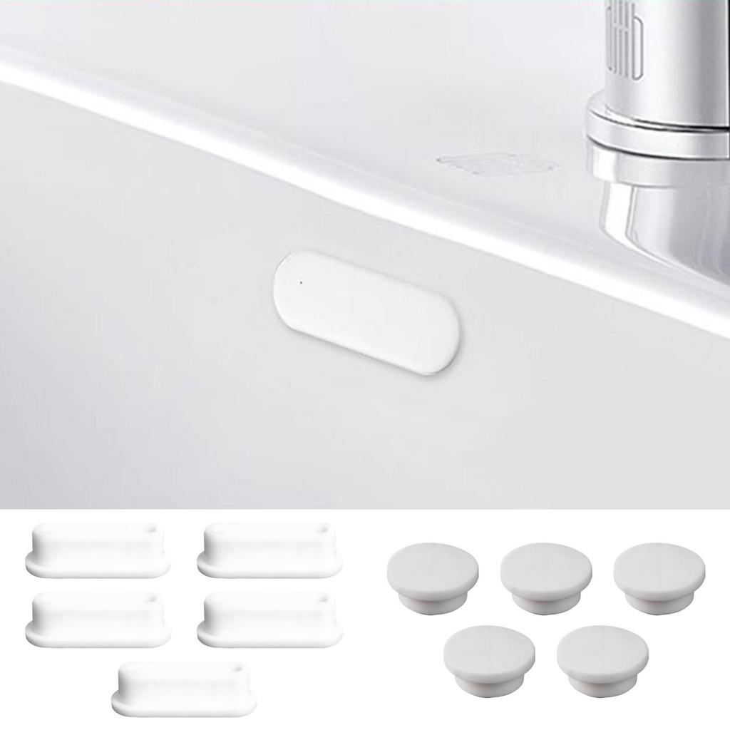 1pcs Bathroom Rubber Wash Basin Overflow Ring Kitchen Sink Washbasin Drain Seal Stopper Bathtub Drain Cap Plug Accessories