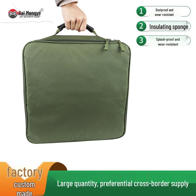 

Брызгозащитная сумка для карповой рыбалки для катушек и снастей, 37x37x15см