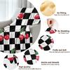 Checkerboard Cherry Blankets for Couch Sofa Bed Throw Blanket Super Soft Lightweight Warm Gift for Women Men Kids Indoor Home Decor 40X50in