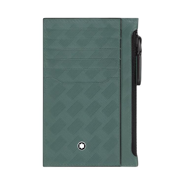 

Montblanc 3.0 Hexagonal White Star Logo Leather Card Holder Men accessories Walnut-Green MB198085 Basic Set (Bag+Dust Bag)