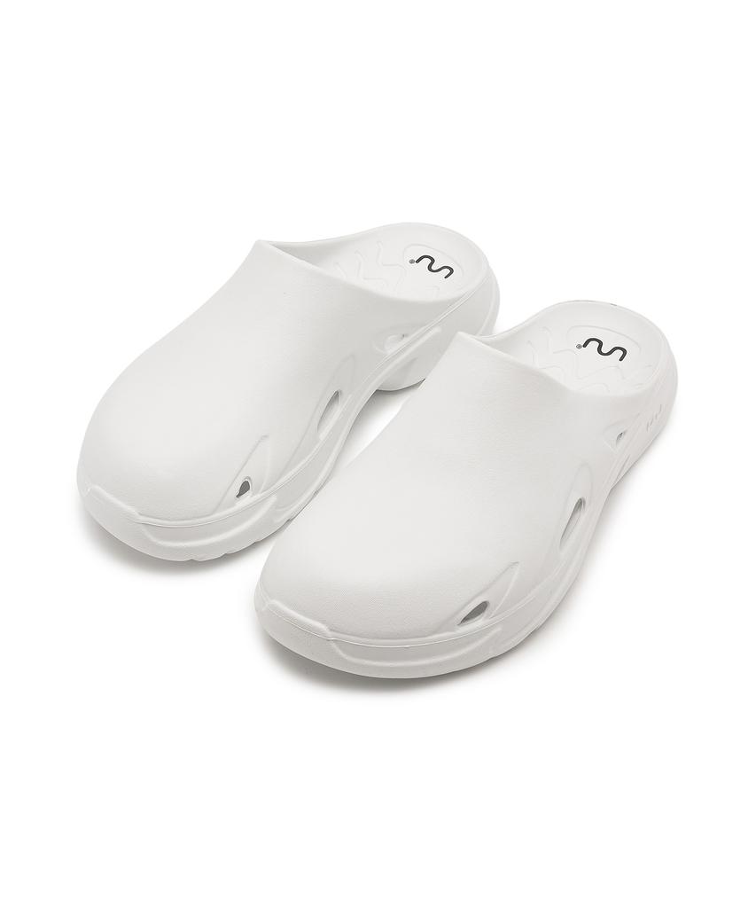 Doubleu Roma Mule - White / 8154