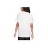 Nike Floral Print Crew Neck Short Sleeve T-Shirt Kids Tops White FD5363-133