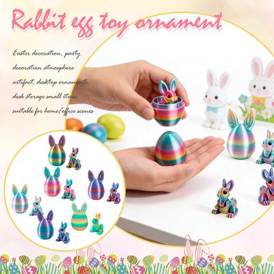 3D Printed Egg Craft Ornaments, Children's Gifts, Party Decorations