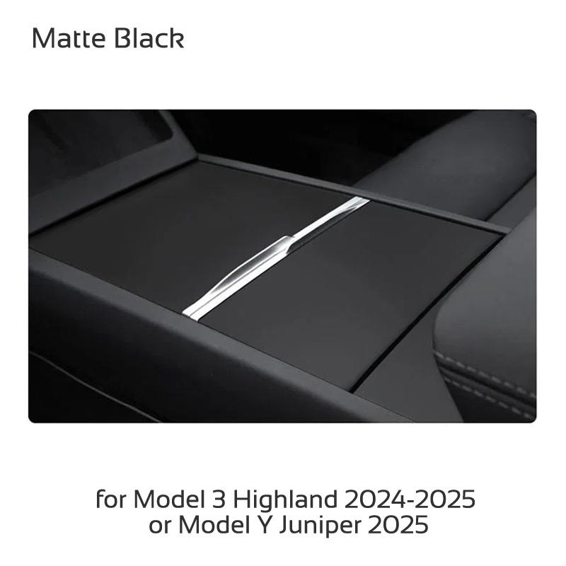 For Tesla Model 3 Highland 2024 Y Juniper 2025 Center Console Cover Protector Sticker Central Control Panel Film Car Accessories