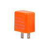 Universal Motorcycle Turn Signal Indicator 2 Pin Speed Adjustable LED Flasher Relay 12V Orange