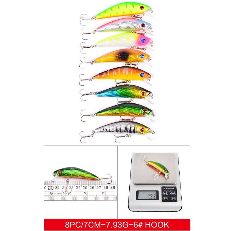 43 zestawy przynęt Lure, zestawy przynęt Luya, zestawy mieszane przynęt miękkich i twardych, bass krzyżowy, wszystko w zestawach mieszanych