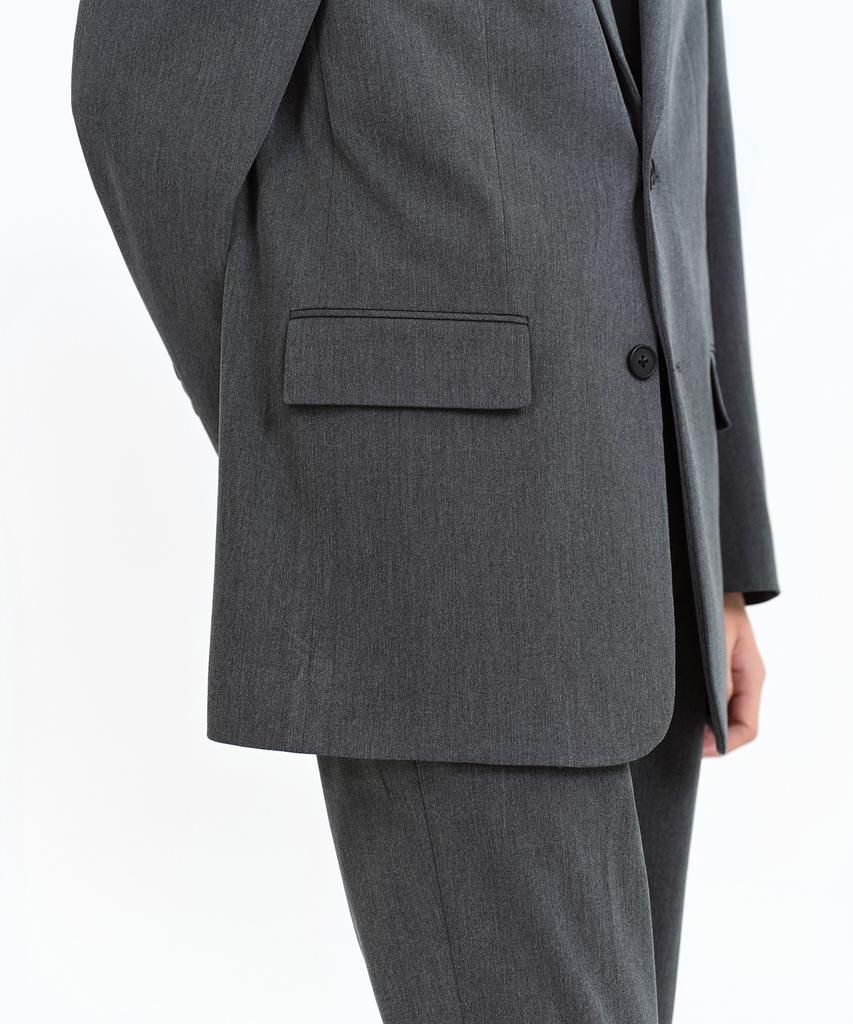 Musinsa Standard Oversized Blazer [Medium Grey]