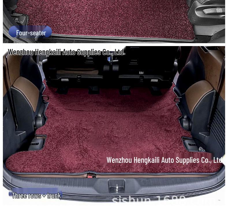 Eco-Friendly TPE Floor Mats for 21-26 Toyota Sienna & Grand Highlander, Business Vehicle Interior Accessories