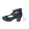 [Calzature Estive] Eleganti Sandali Neri con Zeppa per Donna - Open Toe su Plateau con Dettagli Dorati, Copertura Sintetica, Comfort Estivo, Facile Chiusura a Zip