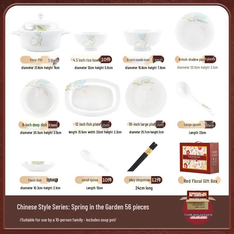 

Modlander Spring Garden Enamel Dinnerware Set