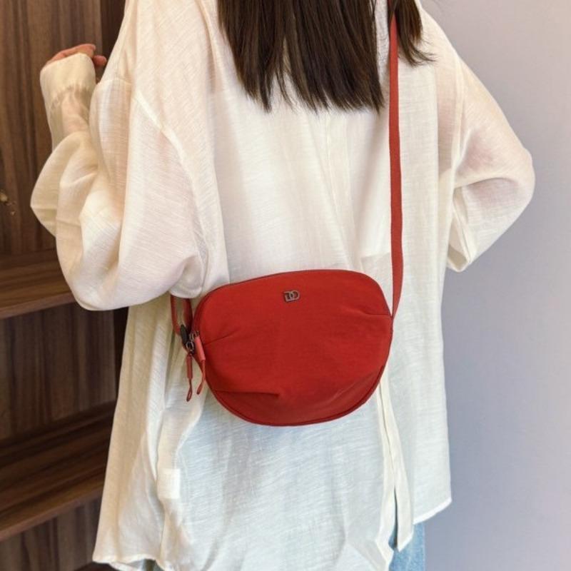 Niche design bag women's summer new fashion versatile casual cloth bag shoulder crossbody saddle bag