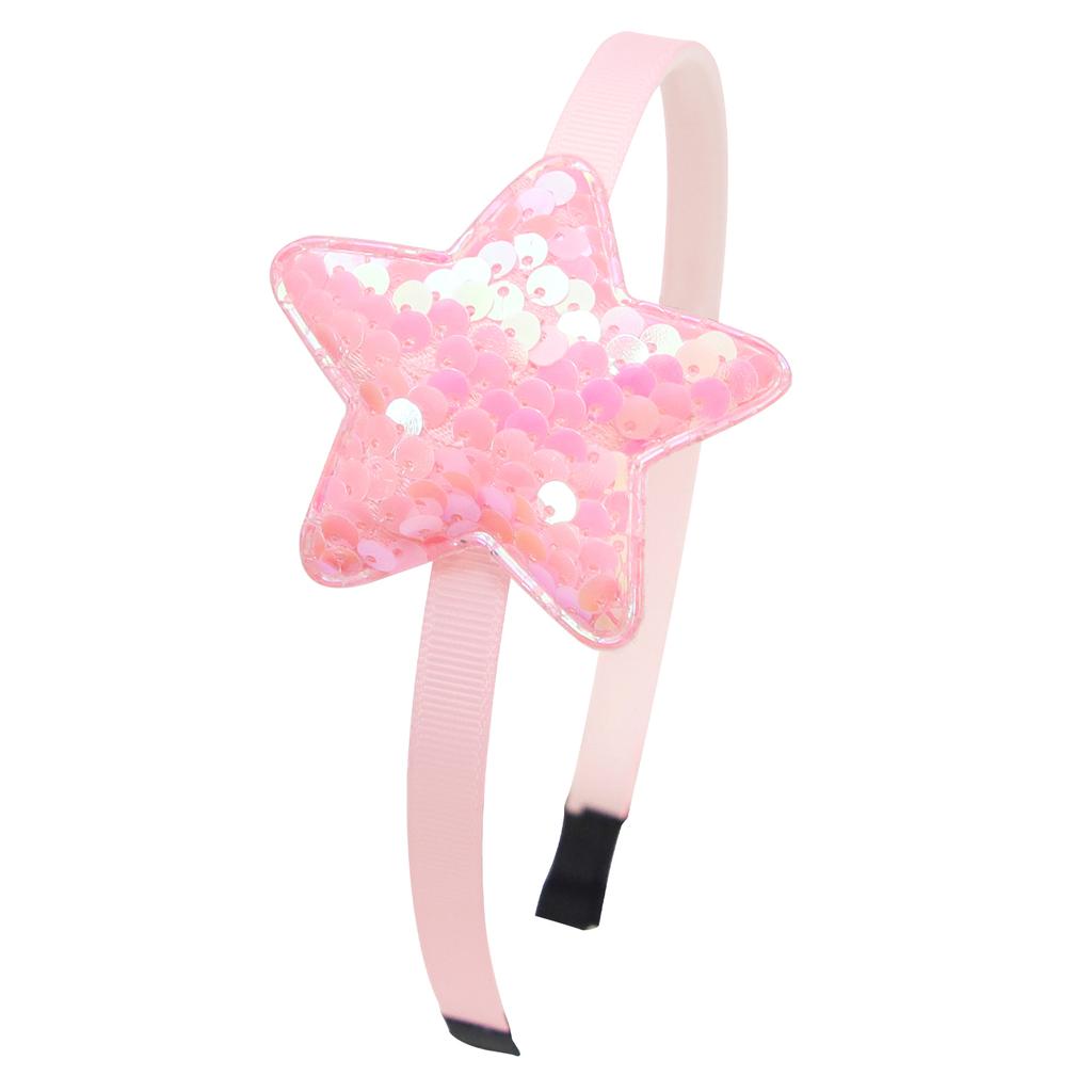 Mode Glitzer Herz Stirnbänder für Mädchen Niedliche Pailletten Stern Haarreifen Kinder Party Stirnband Kinder Kinder Mädchen Haarschmuck