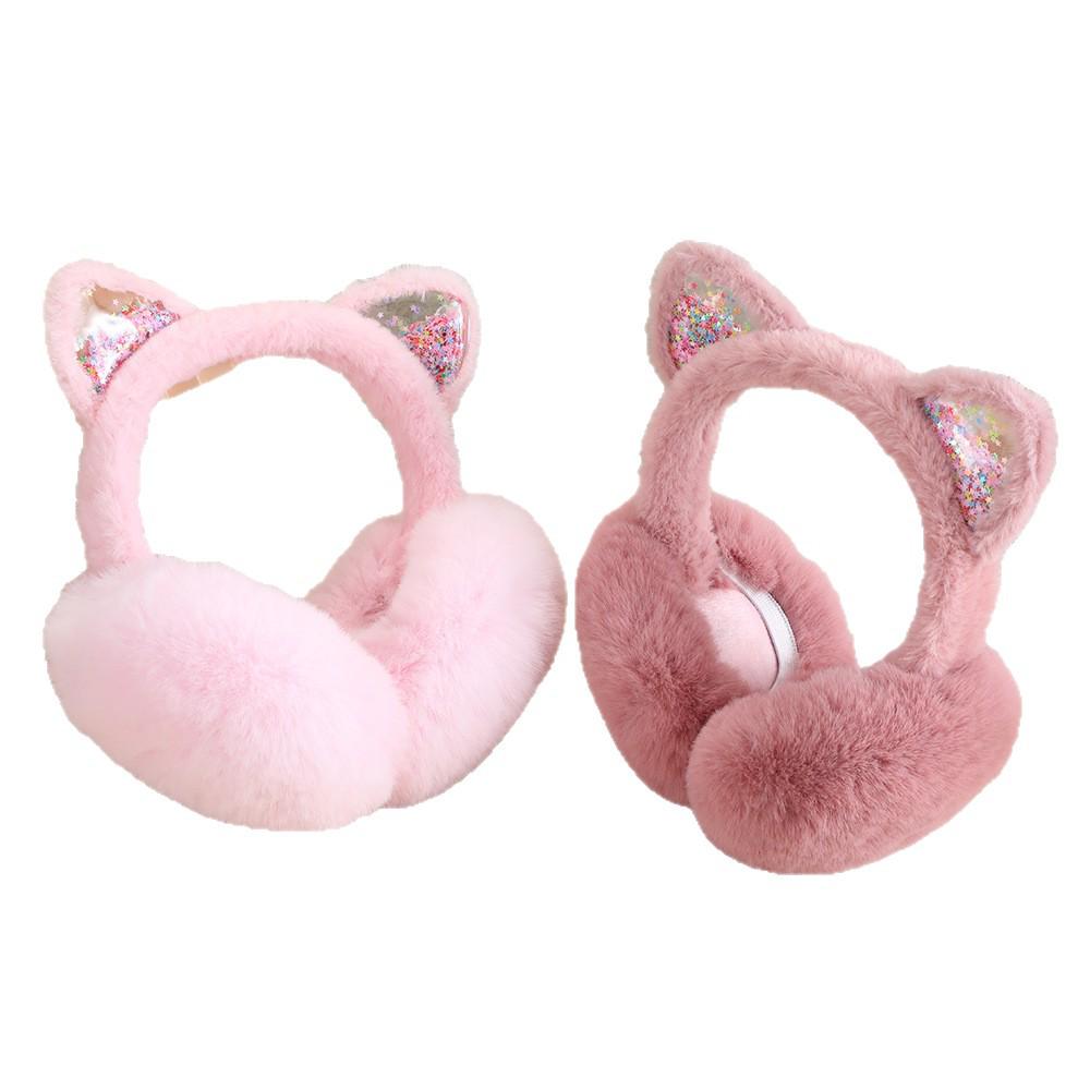 Kitten Style Kids' Winter Earmuffs - Toddler Warmth Essential