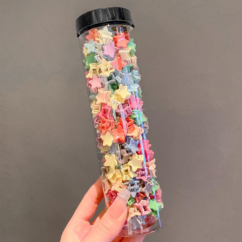 Colorful Hair Flower Clips for Babies & Toddlers - Small Hairpin & Claw Clip Accessories for Girls