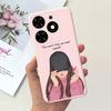For Tecno Spark Go 2024 Case BG6 New Fashion Candy Painted Cover Soft TPU Phone Case For Tecno Spark Go 2024 Fundas 6.6'' Bumper