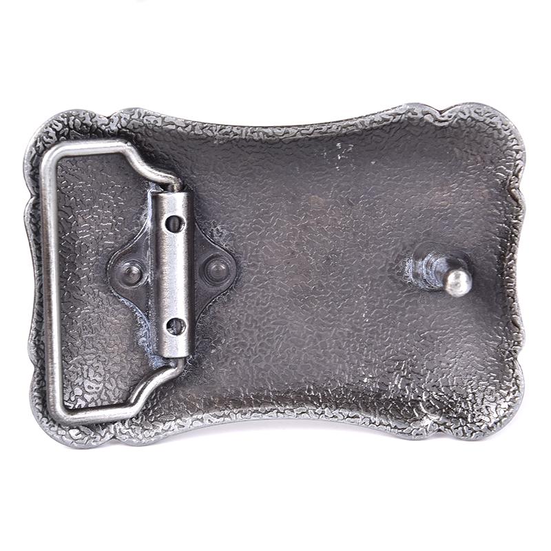 Retro firkantet herre beltespenne Cowboy Western store metalllegeringspenner