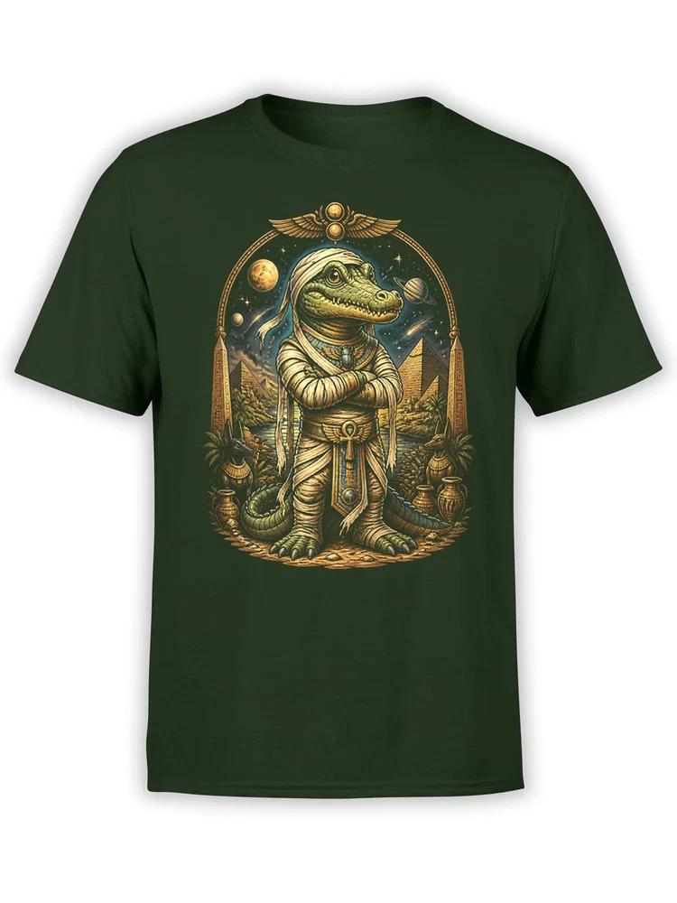 Cosmic Pharaoh Crocodile TShirt Unisex S