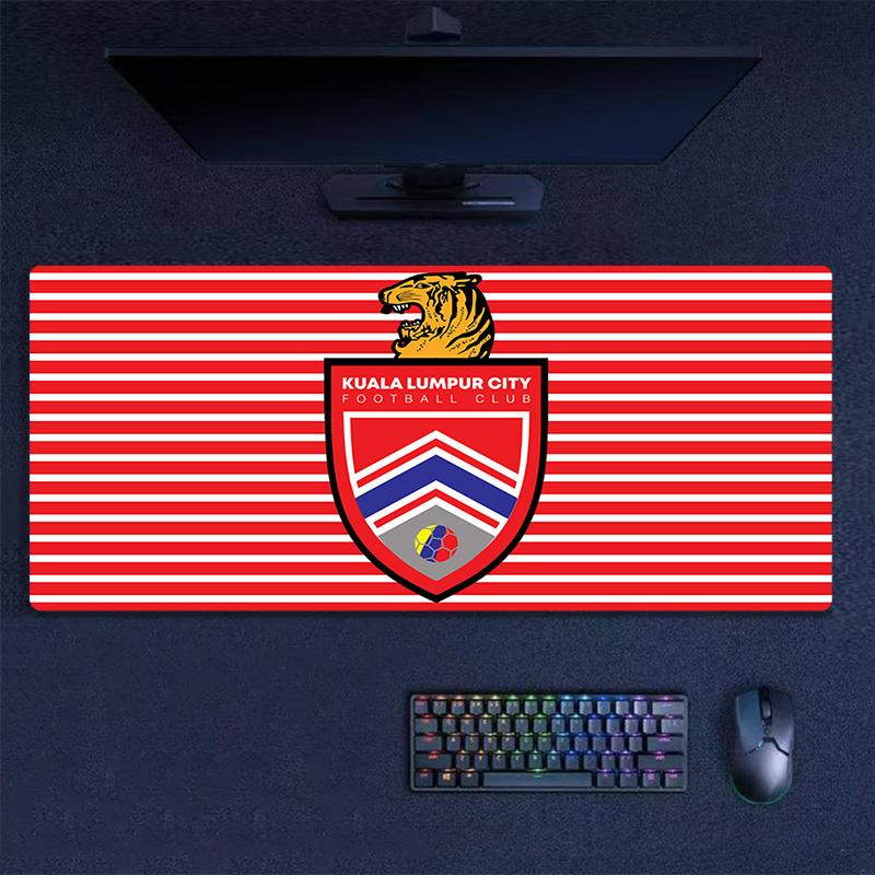 Kuala Lumpur City FC Print Cushion Non-slip Laptop Tablet Big Mousepad XXL Mat Mini PC Playmat With Lock edge
