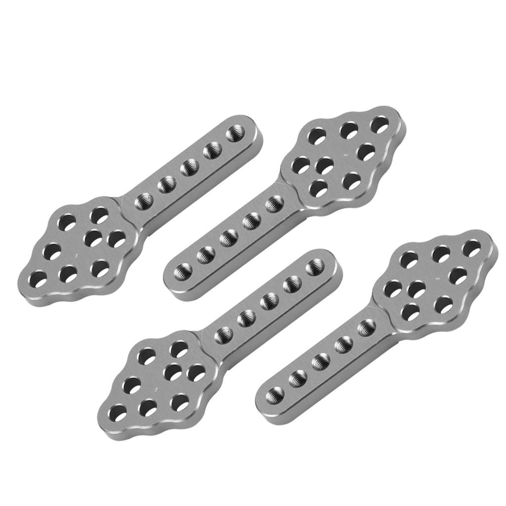 4pcsCelsiusset RC Car   Damper Mount Plate   Height for 1Celsius10 Crawler (Black)