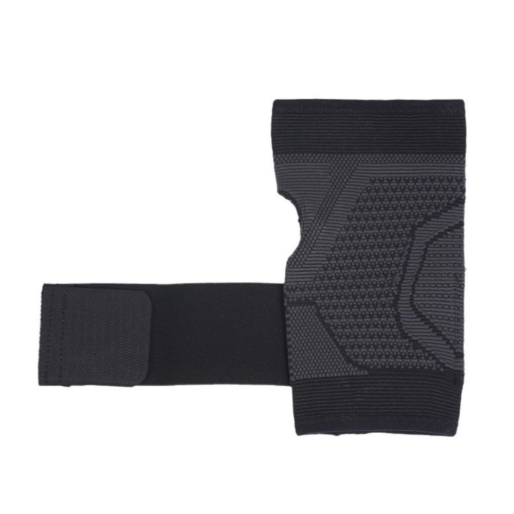 Elastic Compression Wrist Protector Adjustable Strap Wrist Brace Fitness Training L чёрный
