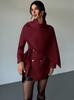 Popular Autumn and Winter Casual Loose Cardigan Solid Color Long-sleeved Woolen Jacket