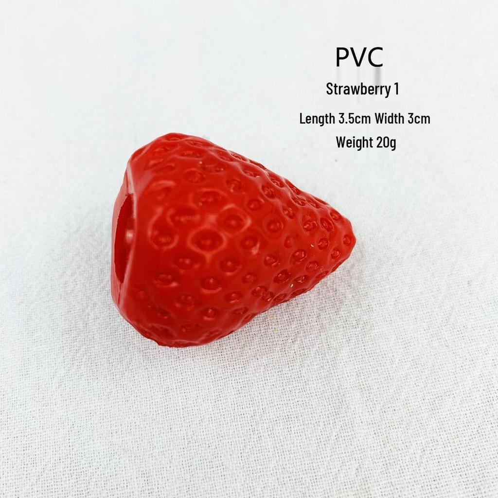 Simulation Fruit Models: Lemon, Orange, Strawberry, and Watermelon Slices for Decoration & Photography Props