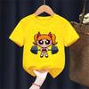 Girls Super Powerful Blouse Training Streetwear Tshirt Kids Shirt Academy Fitness Tshirt