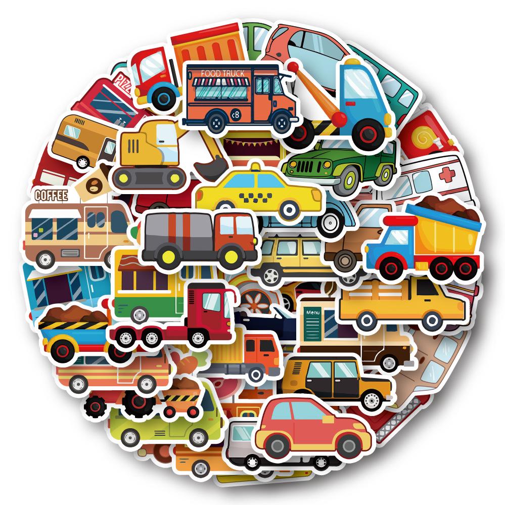 60-Piece Cute Animal Graffiti Sticker Set for Phone Cases, Water Bottles, and Laptops