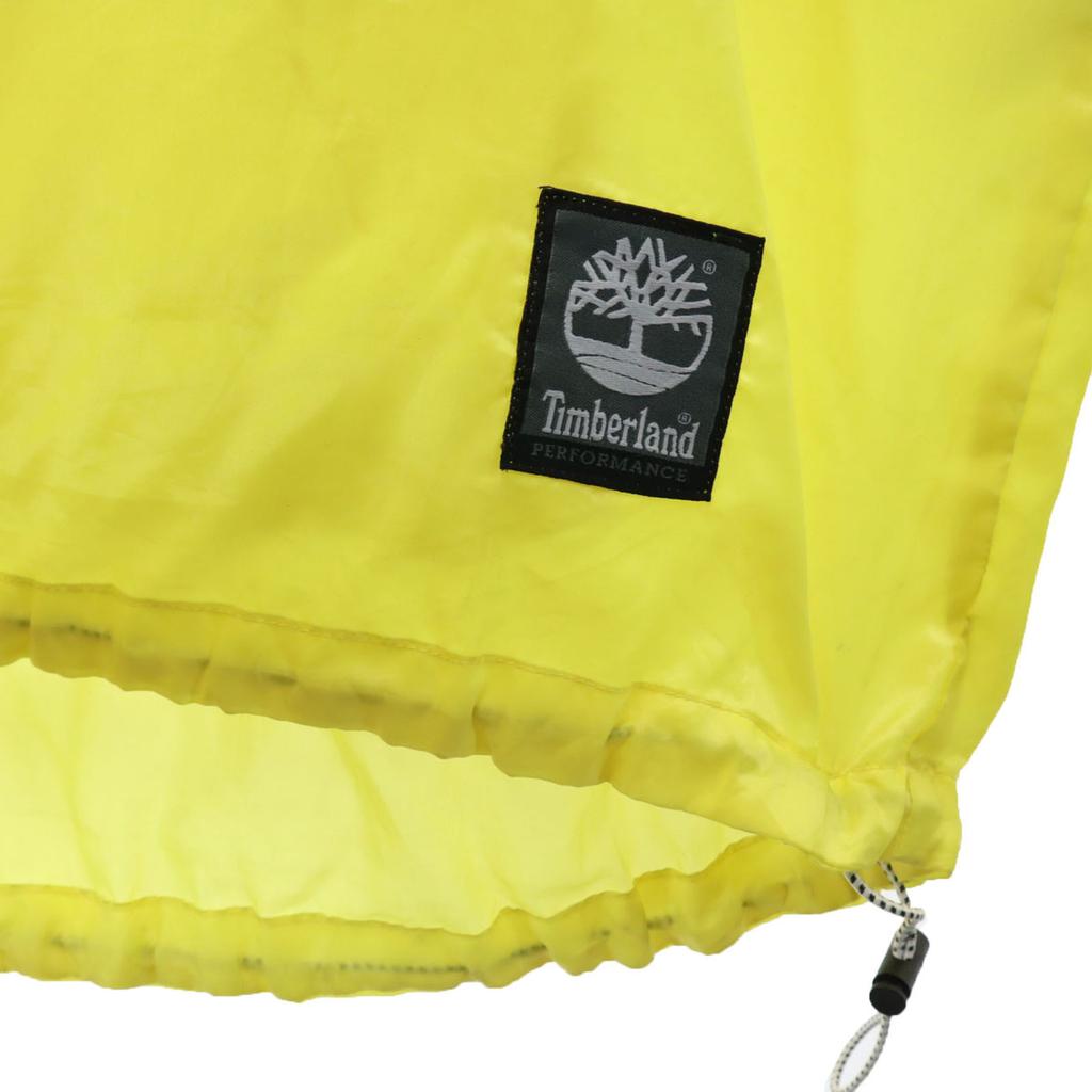 Timberland Half zip Nylon jacket M yellow pullover Men's Used