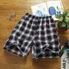 Shorts Men's Summer Men's Pants Large Size Thin Casual Plaid Beach Pants Loose Breathable Quick-drying Big Pants