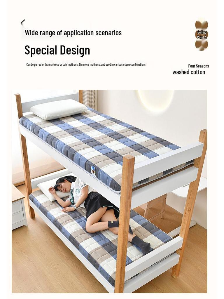 Washable Printed Foldable Mattress - Thickened Tatami for Dorms & Bedrooms