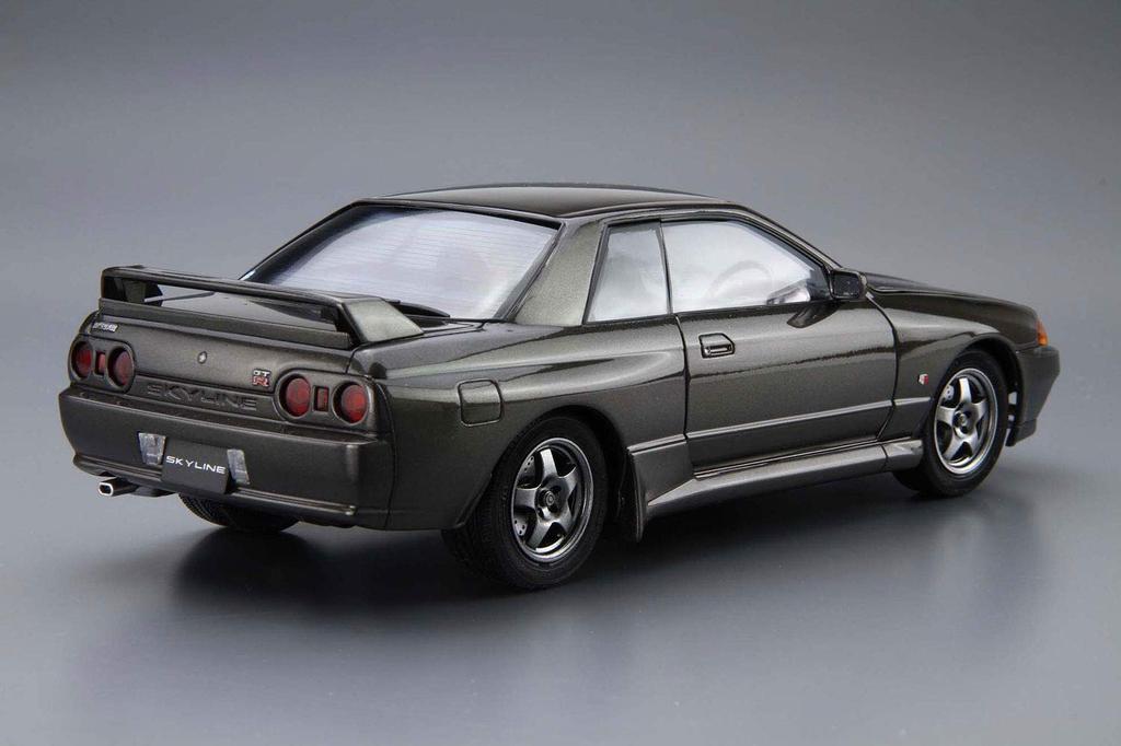 Aoshima Bunka Kyozai Scale The Model Car Series 12 Nissan BNR32 Skyline 1989 Plastic Model 1/24 No. GT-R