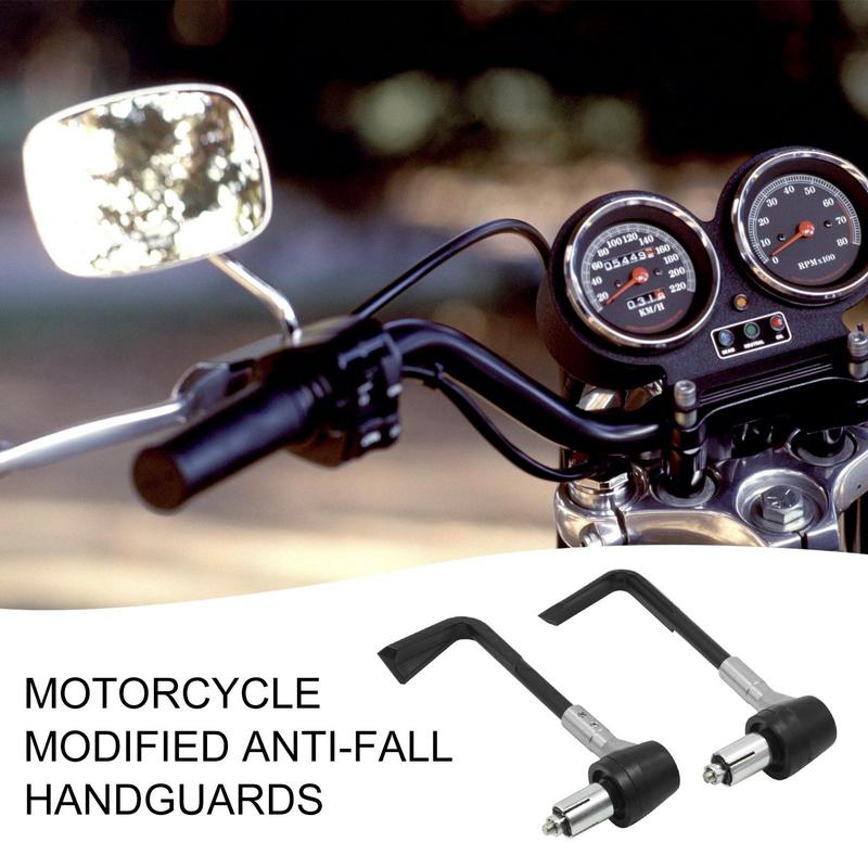 Handlebar Lever Guard 2pcs Clutch Lever Protector Guards Aluminum Clutch Brake End Handguards Brake Protector For Motorbike